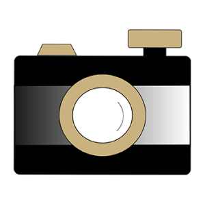 Dronebillede kamera ikon