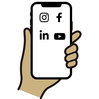 Sociale medier ikon til digital marketing